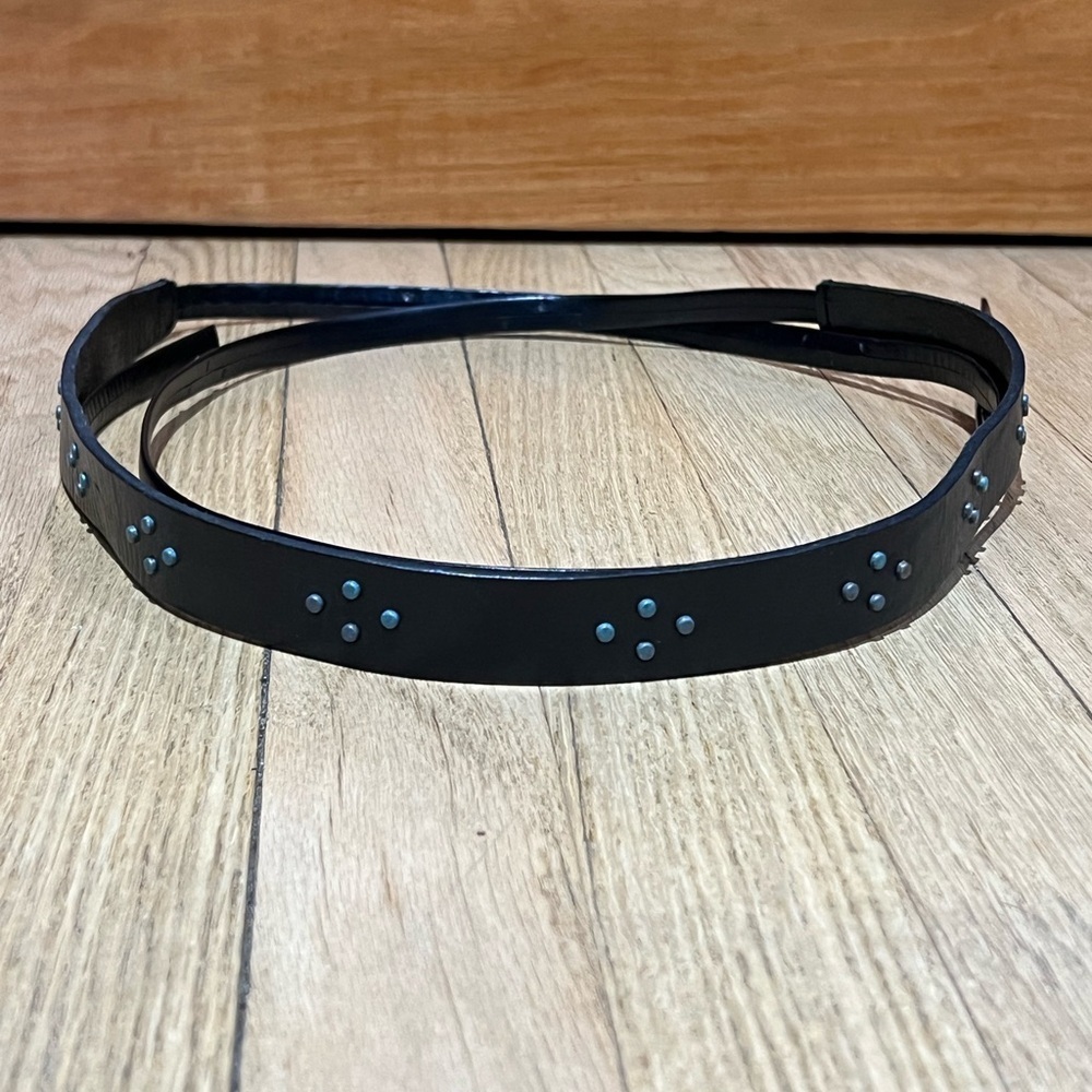 Amsterdam Heritage Women's Studded Leather Belt - Picture 2 of 7